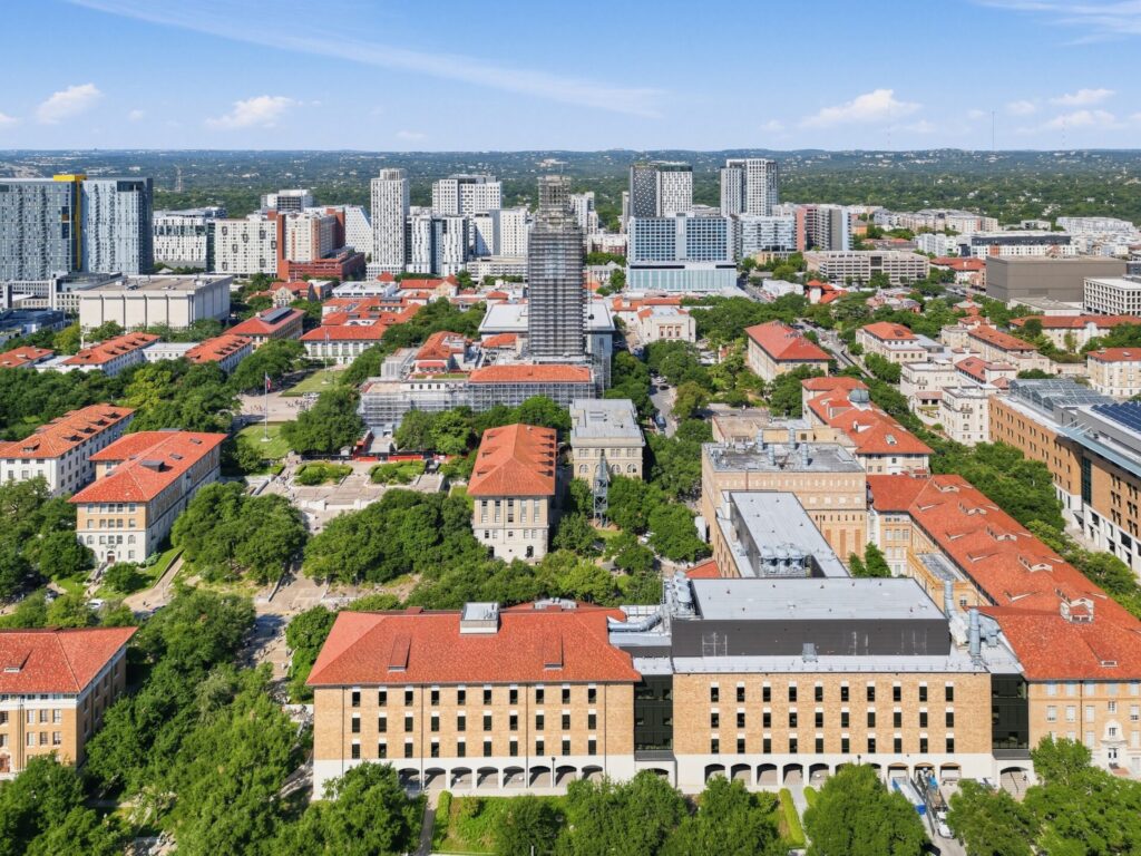 The University of Texas at Austin campus in Austin, Texas.