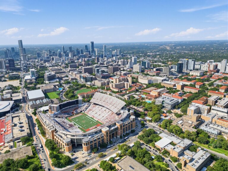 The University of Texas at Austin campus in Austin, Texas.