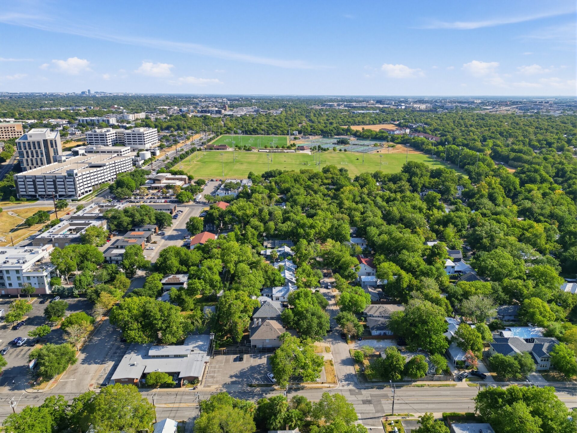 The Hyde Park neighborhood in Austin, Texas.