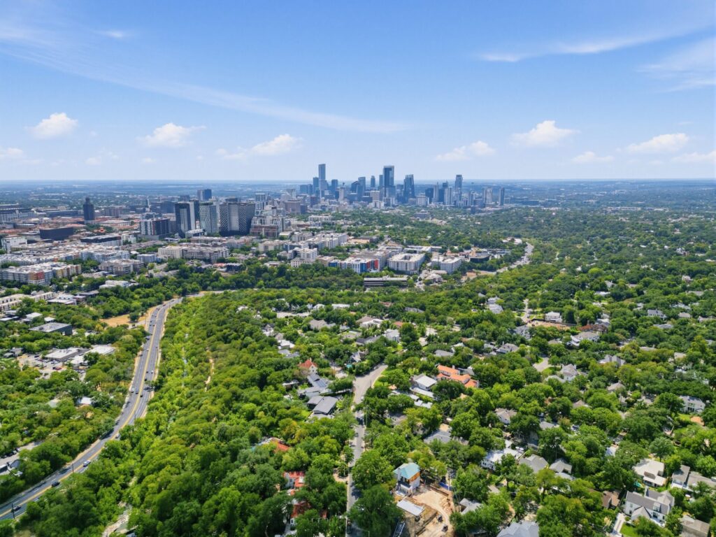 Pemberton heights neighborhood in Austin, Texas.