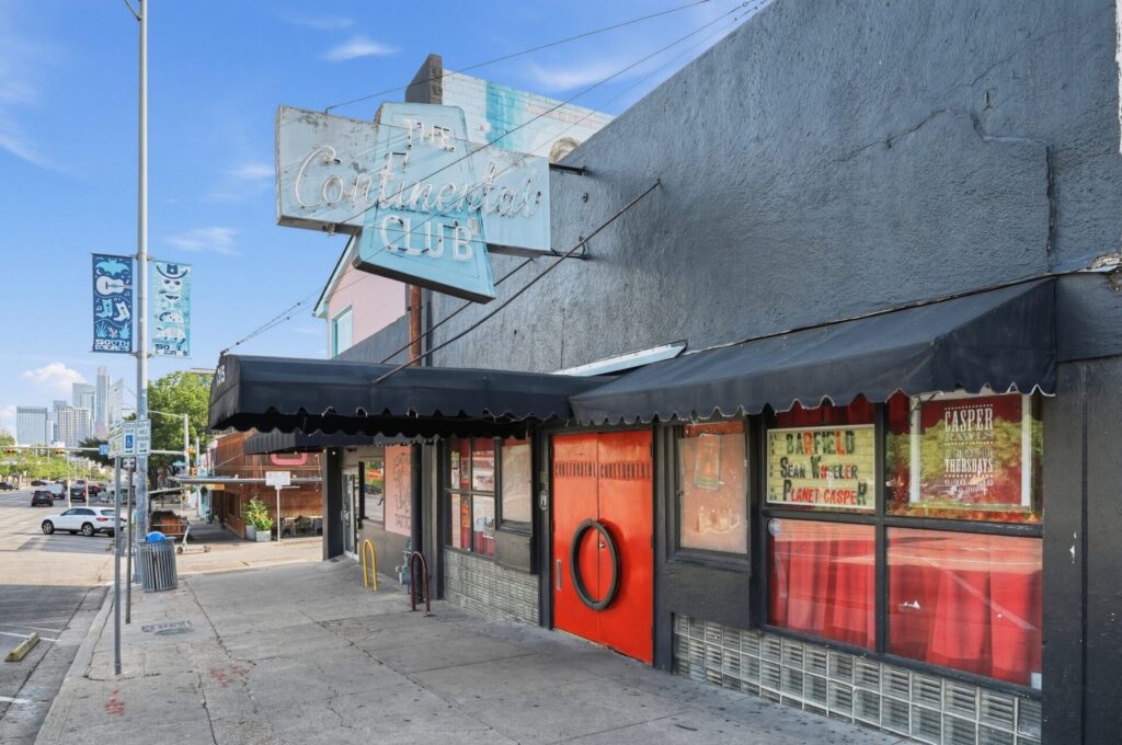 The Continental Club on South Congress Avenue in Austin, TX.