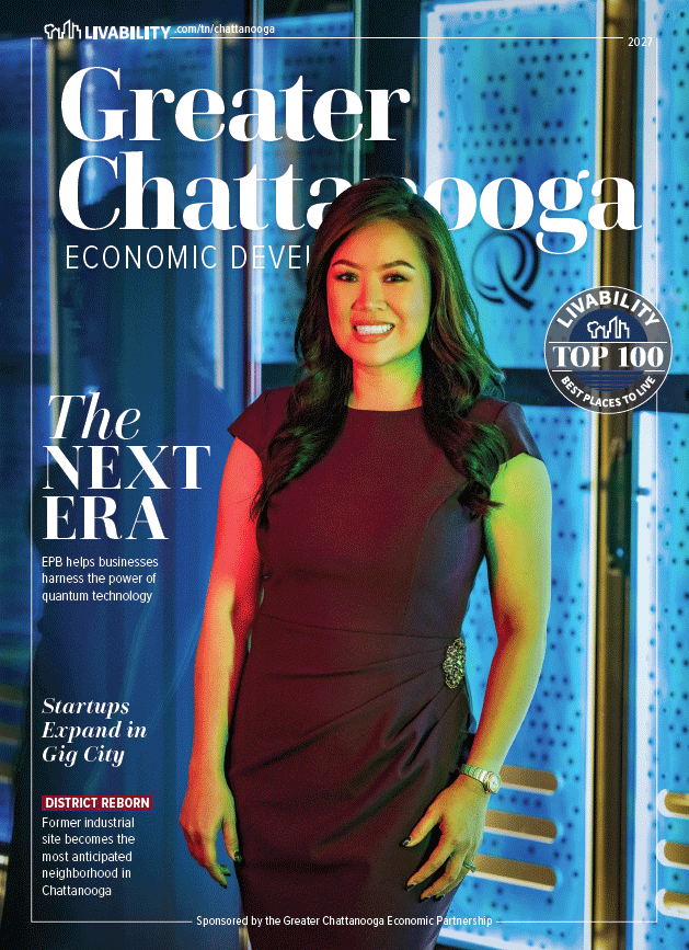 2027 Livability Greater Chattanooga Economic Development magazine cover