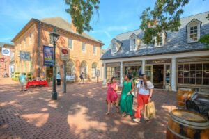 Merchants Square in Colonial Williamsburg
