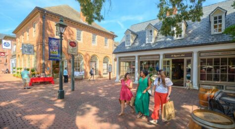 Merchants Square in Colonial Williamsburg