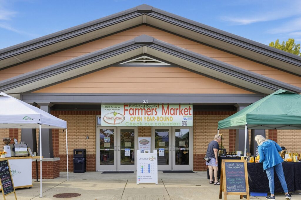 The Murfreesboro Farmers' Market is open year-round.