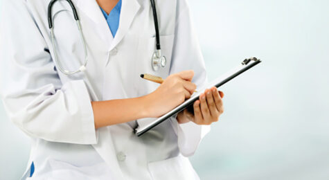 Woman doctor working at the hospital office. Medical healthcare and doctor staff service.
