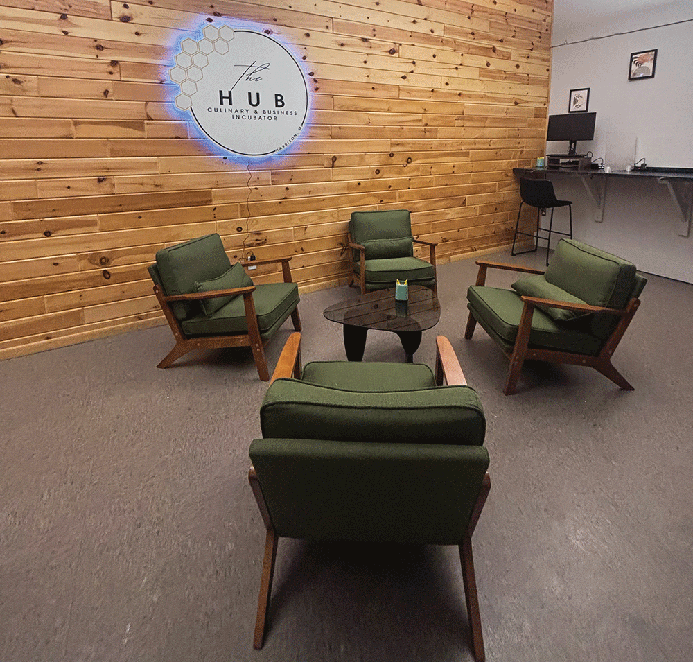 Interior of The Hub